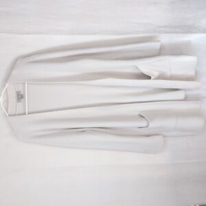 Charlie Paige White Plush Open Front Cardigan Size Large/Extra Large